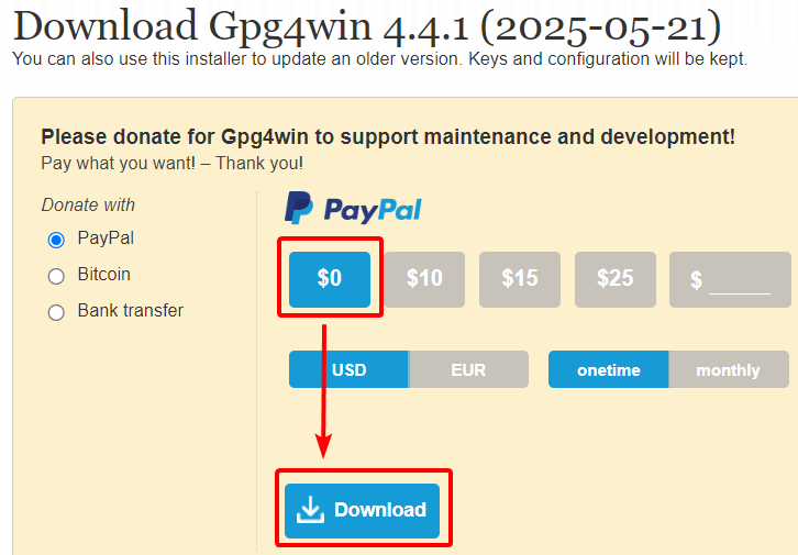 不捐赠直接下载